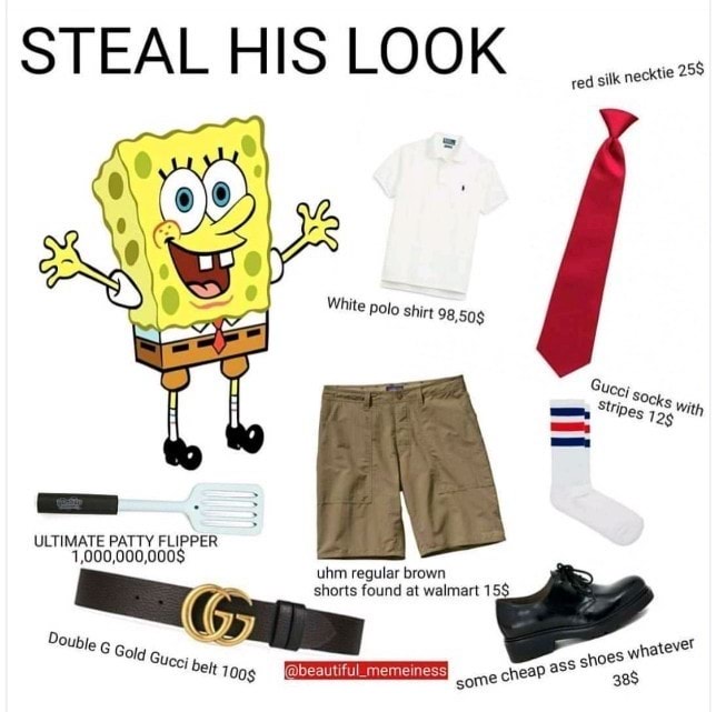 Steal His Look Spongebob Squarepants Steal His Look