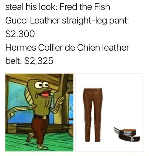 steal his look fred the fish